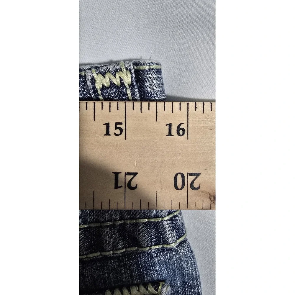 True Religion Jeans Mens Size 31x27 Blue Denim Bobby Tapered Pants
